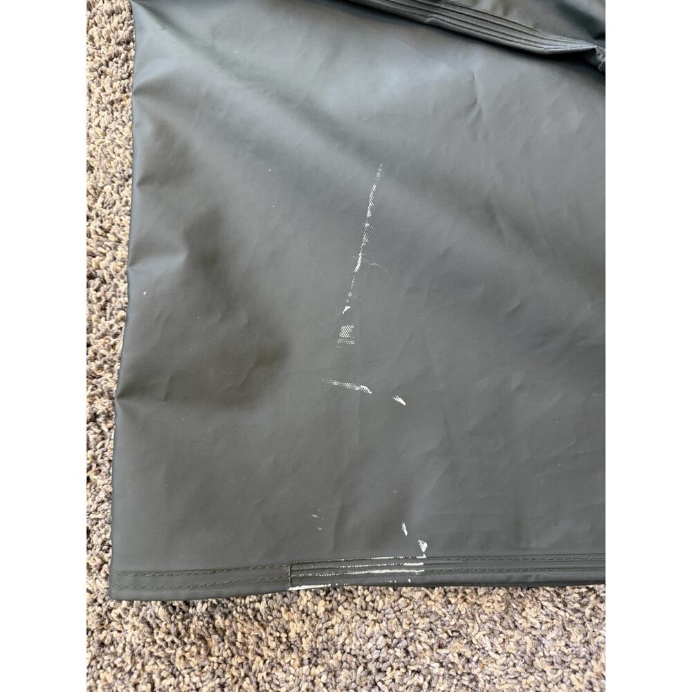 Carhartt Rain Jacket Mens size XL gray Mayne Coat Hooded PVC Waterproof - Picture 9 of 9
